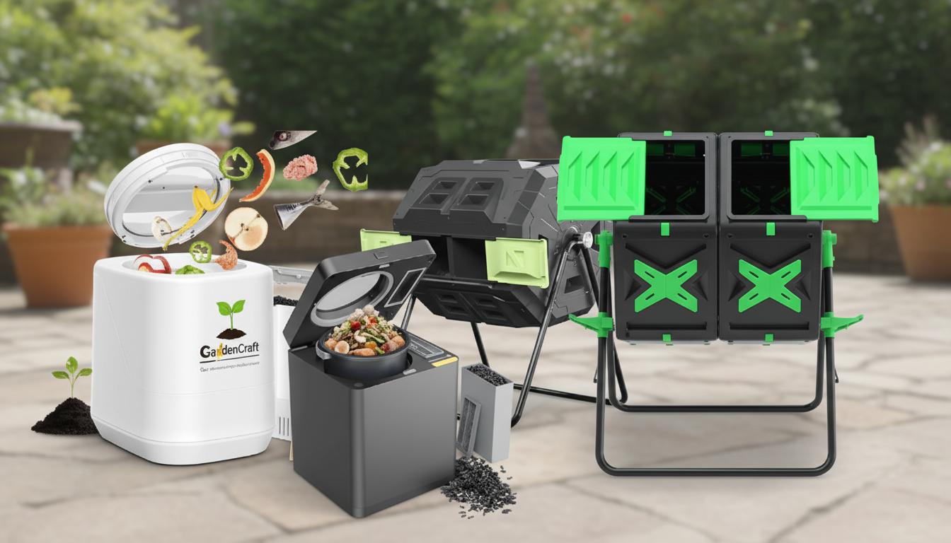 Best Automatic Compost Tumblers - Eco-Friendly, Fast Decomposition, Odorless Kitchen Use