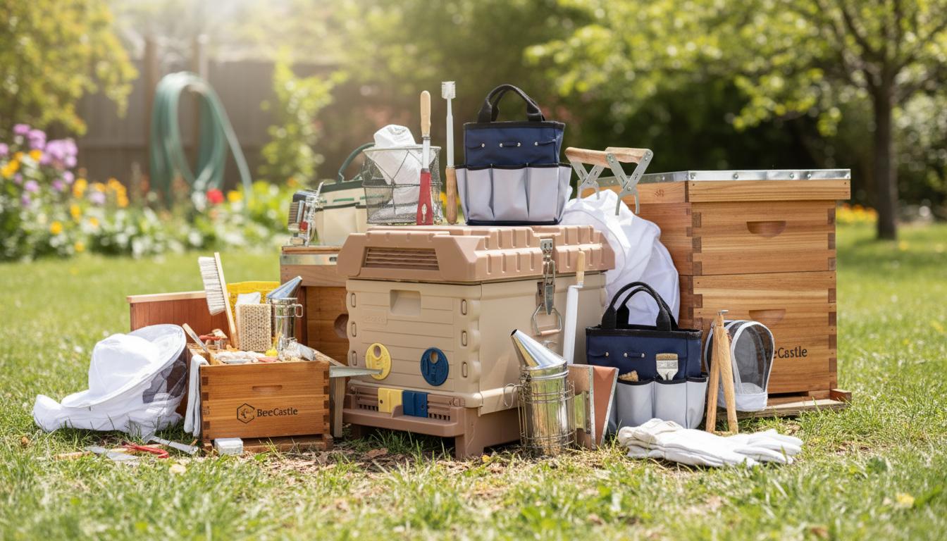 Best Backyard Beehive Starter Kit - Complete Beekeeping Toolkit, Ideal for Beginners and Professionals, Easy-to-Use Design