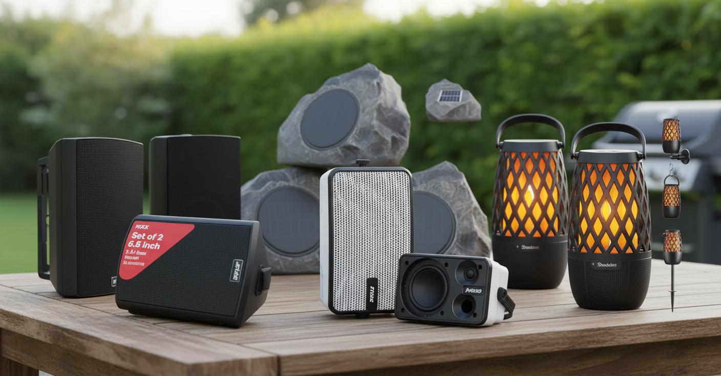 Best Bluetooth Patio Speakers - Powerful Sound, Waterproof Design, Versatile Mounting Options
