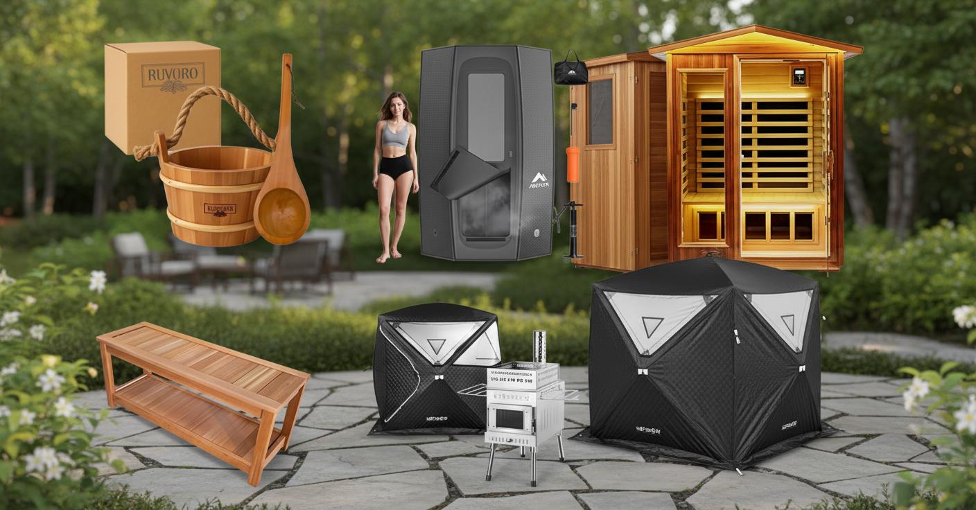 Best Cedar Wood Outdoor Sauna - Natural Material, Durable Build, Enhanced Relaxation Experience