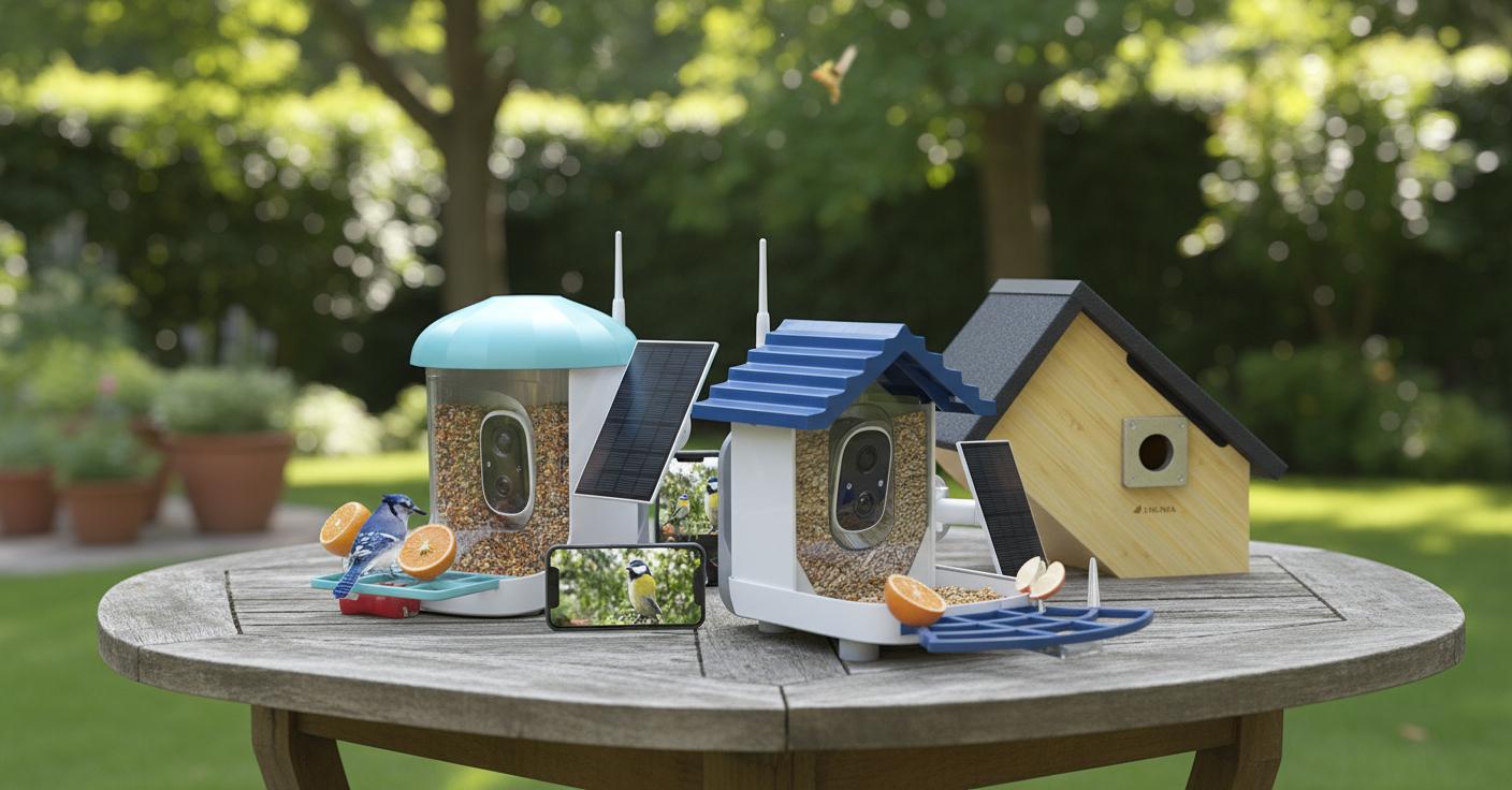 Best Ceramic Birdhouse with Camera - Real-Time HD Footage, Durable Outdoor Design, Easy Installation
