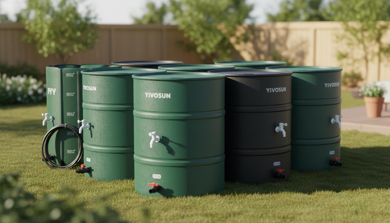Best Collapsible Rainwater Collection Barrel - Eco-Friendly, Space-Saving, and Durable for Gardeners
