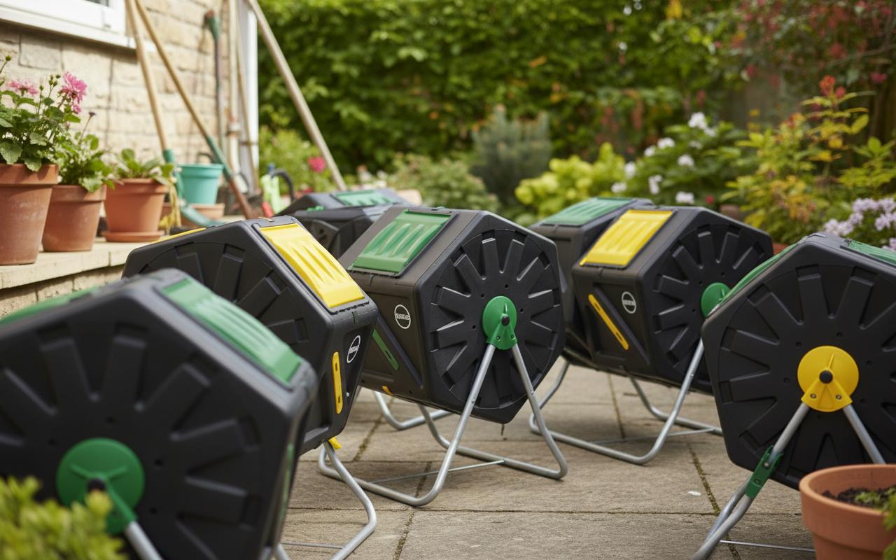 Best Compact Compost Tumbler - Fast Composting, High Capacity, All-Season Durability