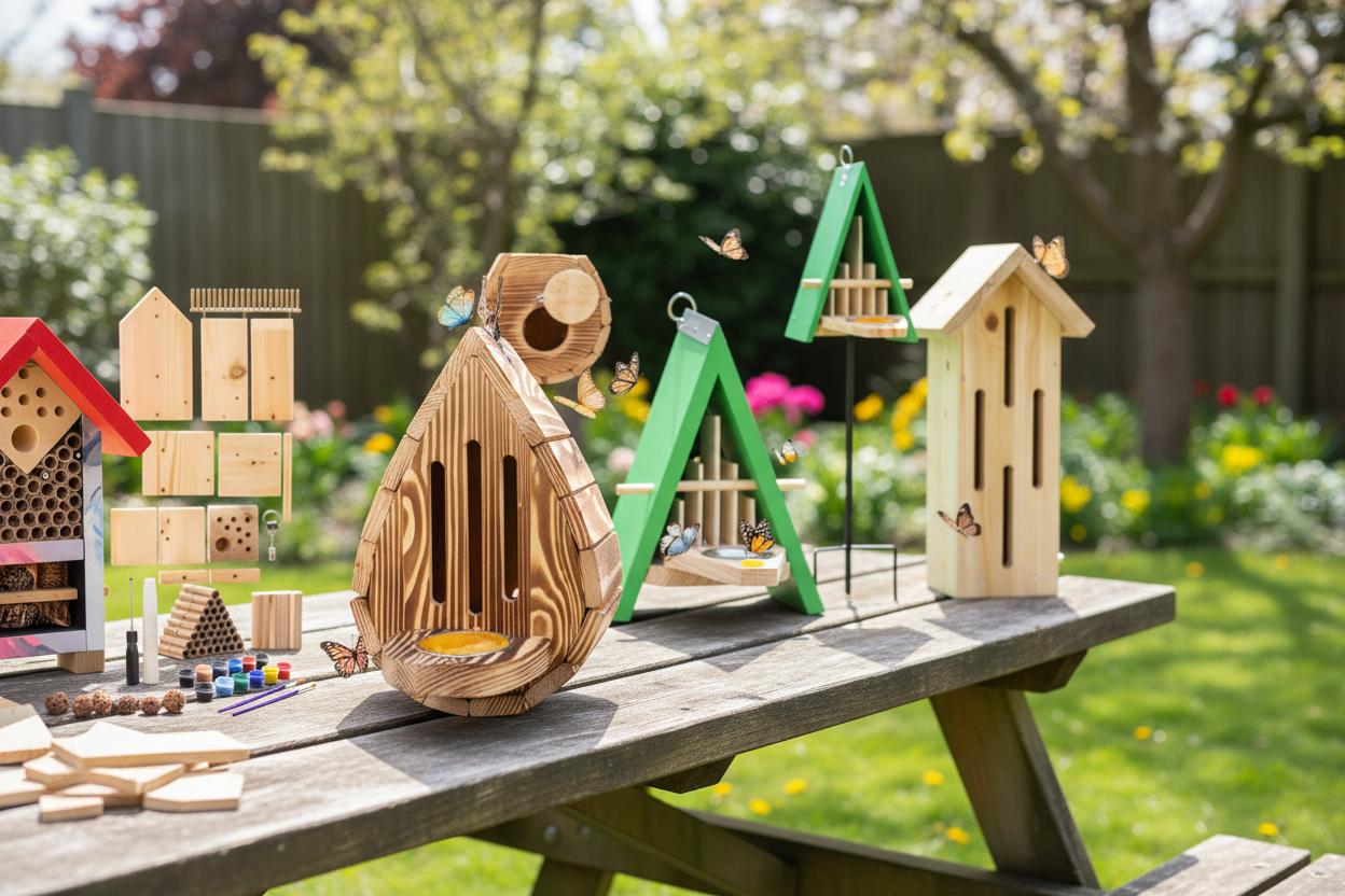 Best DIY Butterfly House - Durable Cedar Wood, Easy Assembly, Weather-Resistant Design