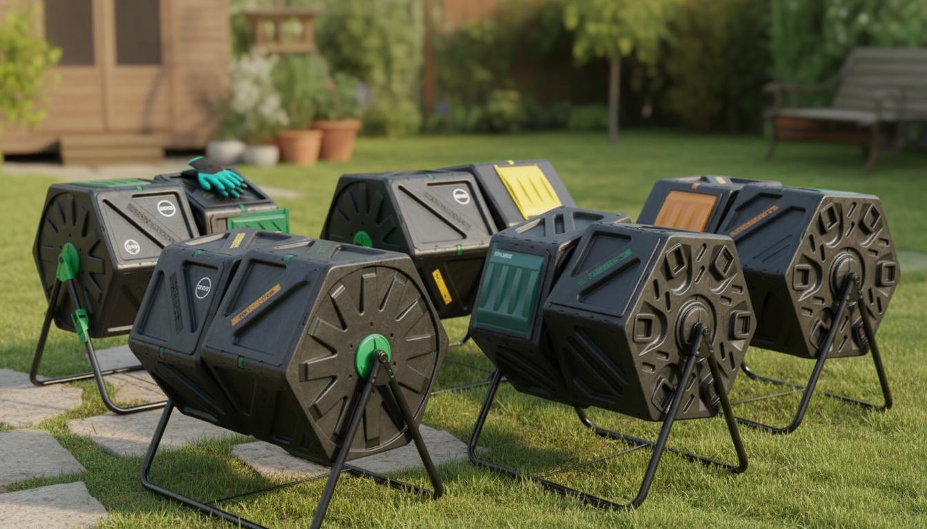 Best Dual-Zone Compost Tumbler - Efficient, Year-Round Composting, Easy to Use