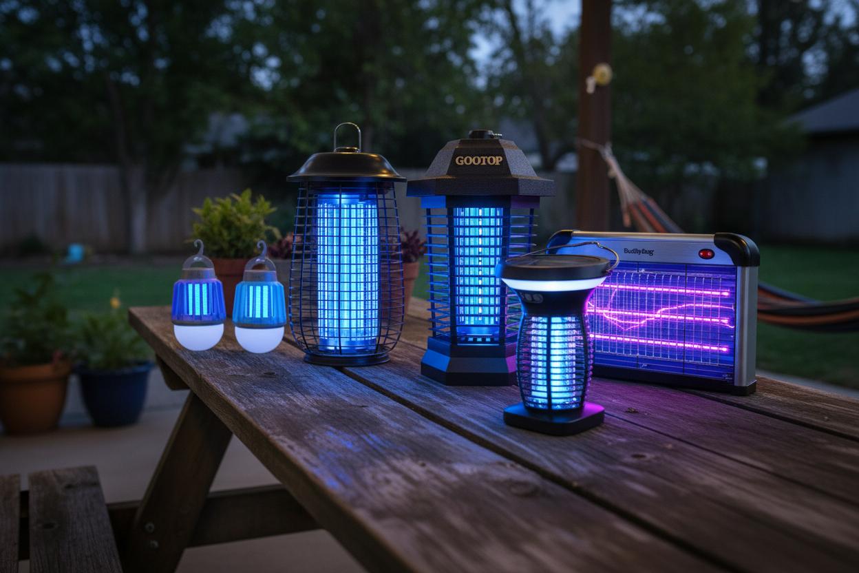 Best Eco-Friendly Bug Zapper Lantern - Portable, USB-C Rechargeable, Bright LED Light