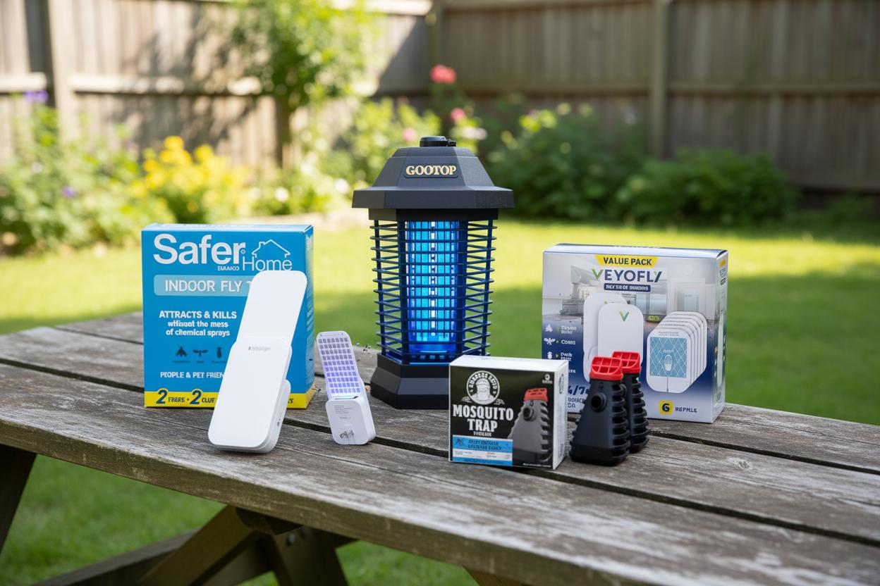 Best Eco-Friendly Mosquito Trap - Effective Indoor Fruit Fly and Gnat Control, Non-Toxic, Energy Efficient