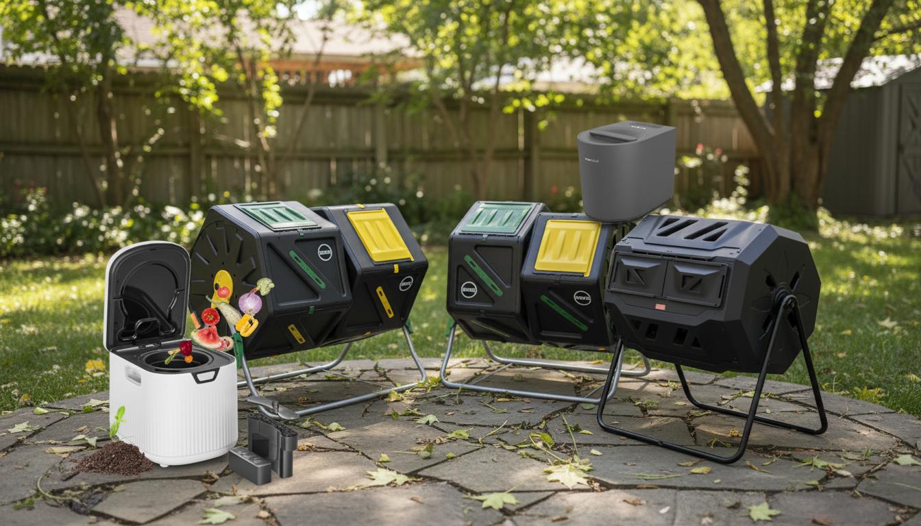 Best Electric Compost Tumbler - Fast Composting, High Capacity, Easy to Use