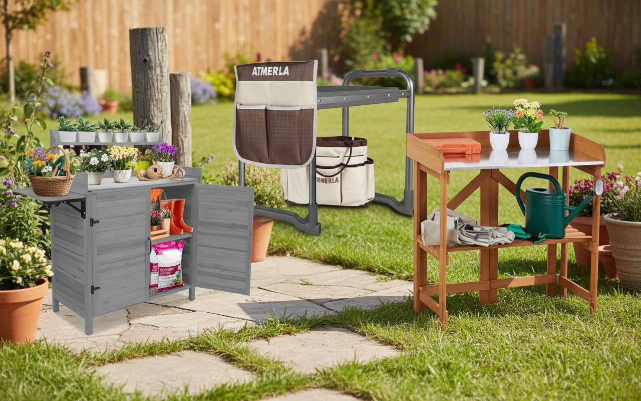 Best Foldable Garden Potting Bench - Space-Saving, Durable, and Easy to Assemble