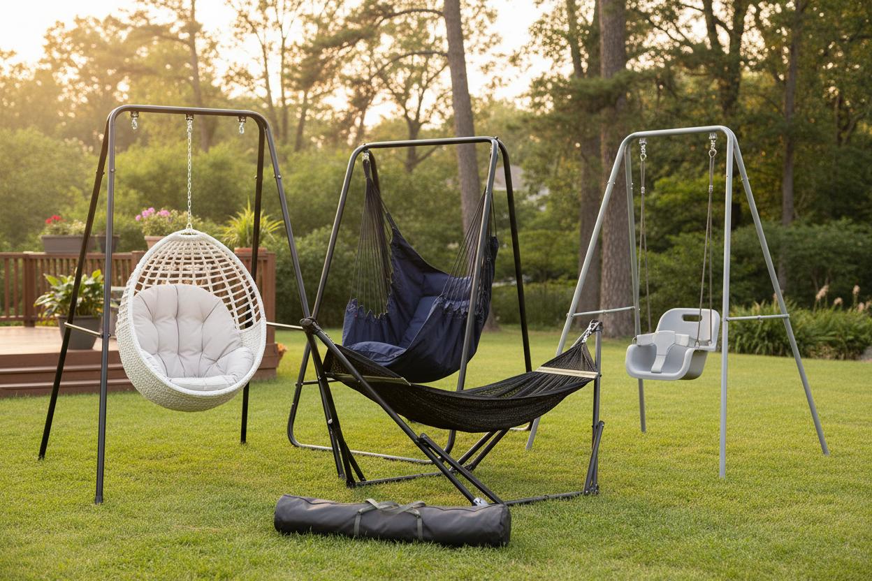 Best Foldable Hammock Stand - Portable Design, Sturdy Construction, Versatile Indoor and Outdoor Use