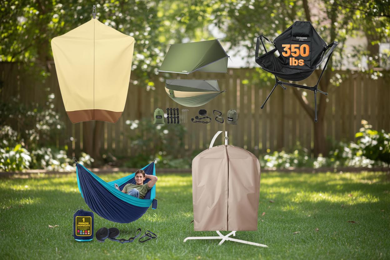 Best Hammock Chair with Rain Cover - Weatherproof, Durable, and Easy to Clean