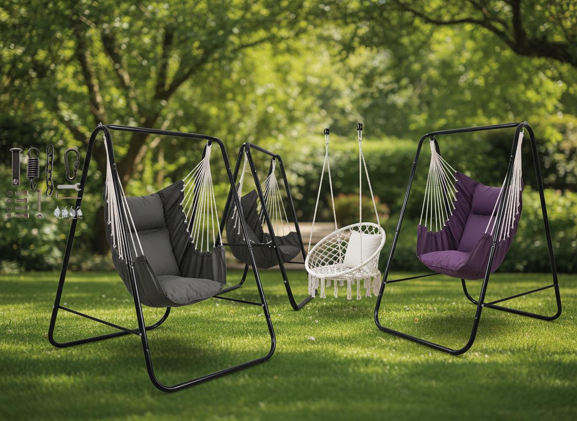 Best Hammock Chair Swing Stand - Durable, Secure Hanging, Patio Comfort Enhancer