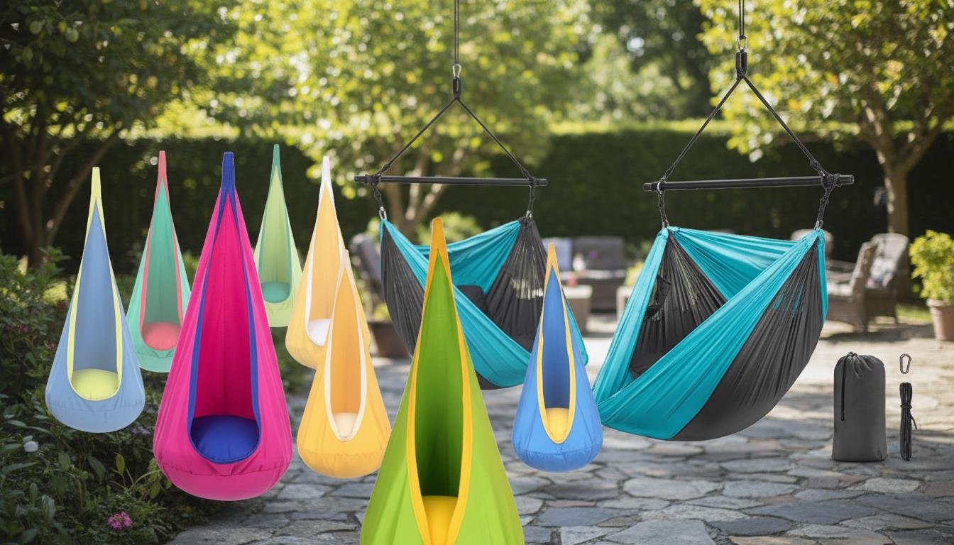 Best Hanging Cocoon Chair - Calming Sensory Therapy, Comfortable Design, Durable Materials