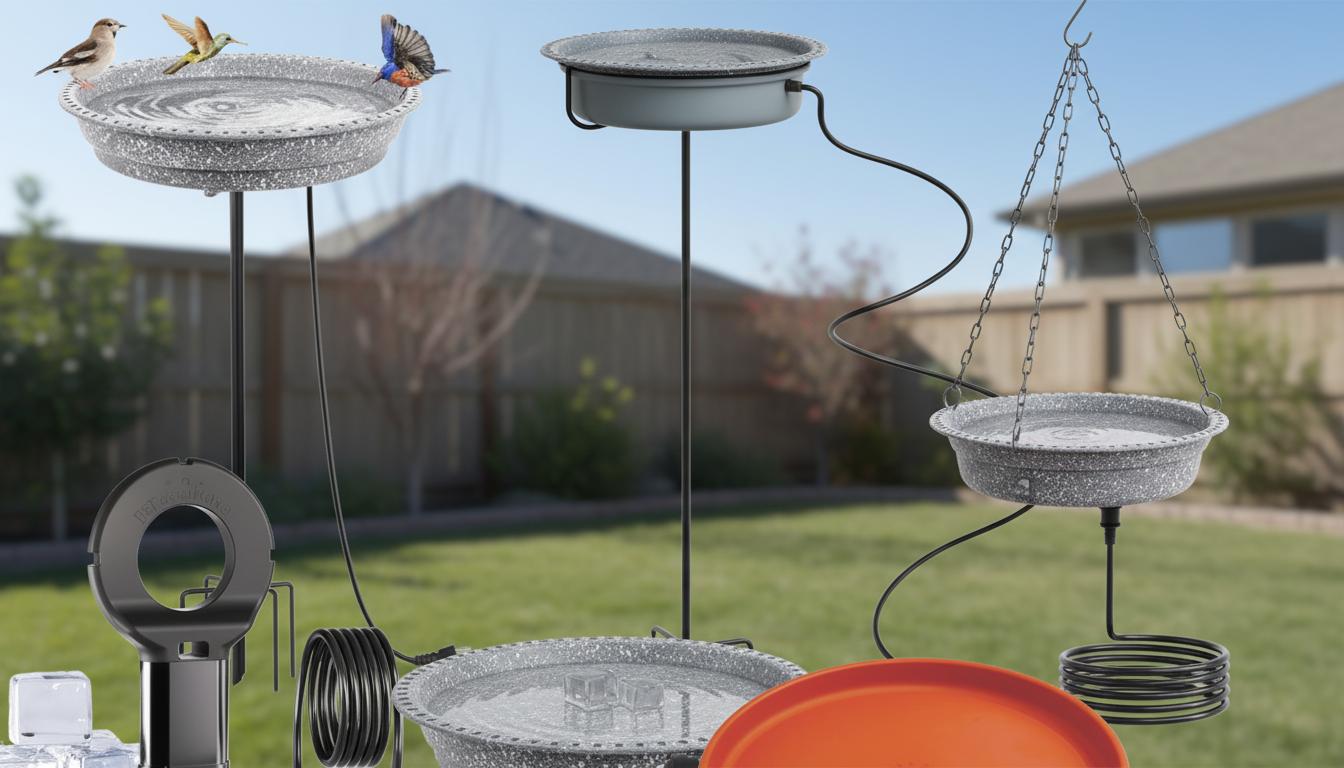 Best Heated Bird Bath - Ice-Free Winter Functionality, Durable Design, Easy Installation