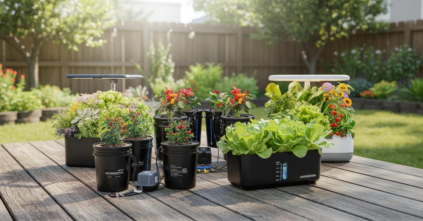 Best Hydroponic Grow System - Fresh Herbs Year-Round, Indoor Gardening Convenience, Space-Saving Design
