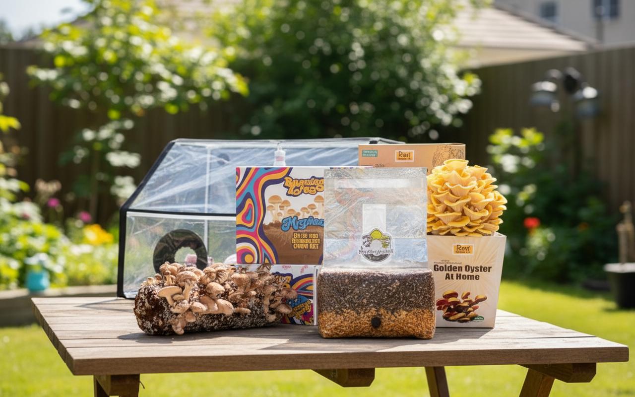 Best Indoor/Outdoor Mushroom Grow Log - Easy Setup, Organic Shiitake Cultivation, Beginner Friendly