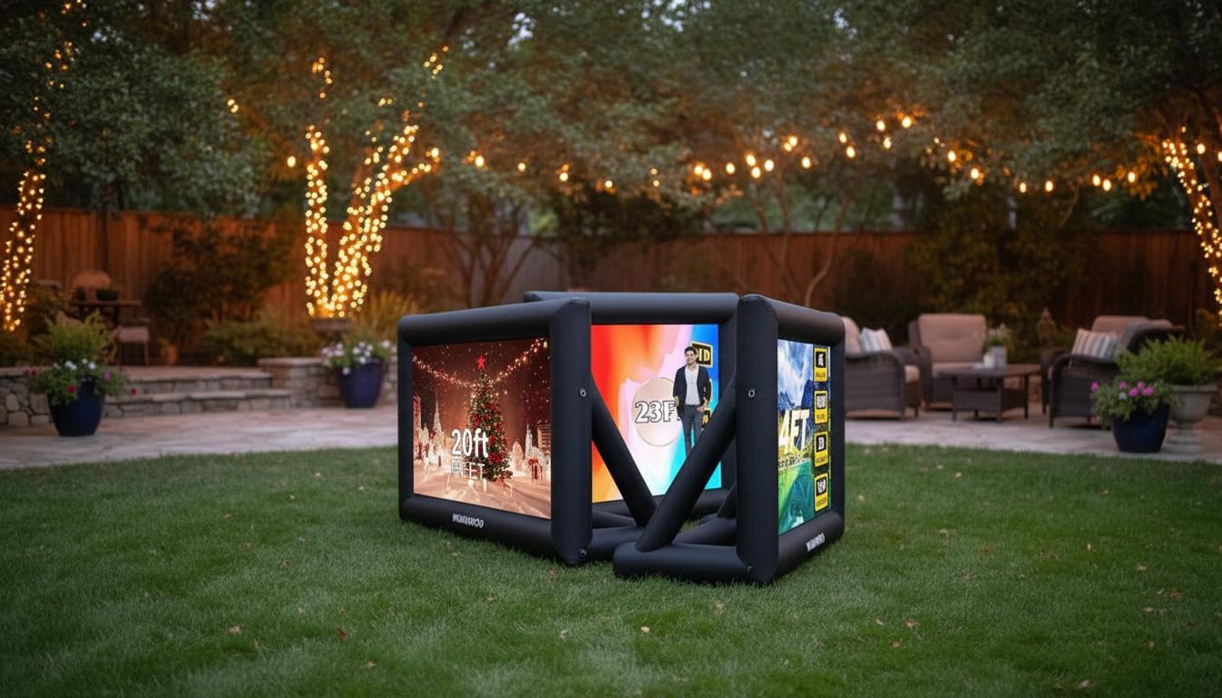Best Inflatable Outdoor Movie Screen - Quick Setup, Durable Material, and Vibrant Display