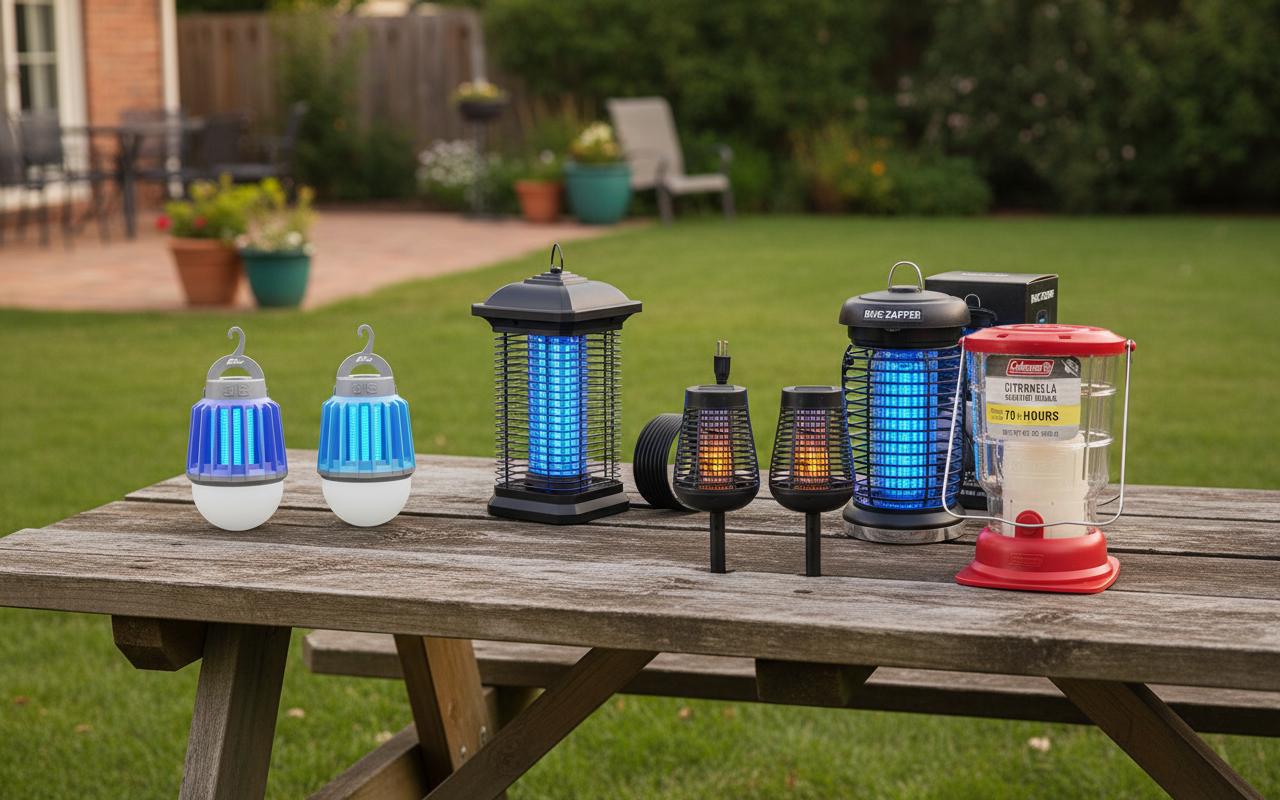 Best Insect-Repellent Outdoor Lantern - Rechargeable, Portable, with LED Light