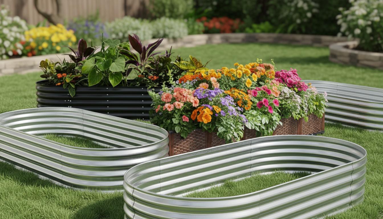 Best Modular Raised Garden Beds - Durable Construction, Tall Design, Ideal for Vegetables and Flowers