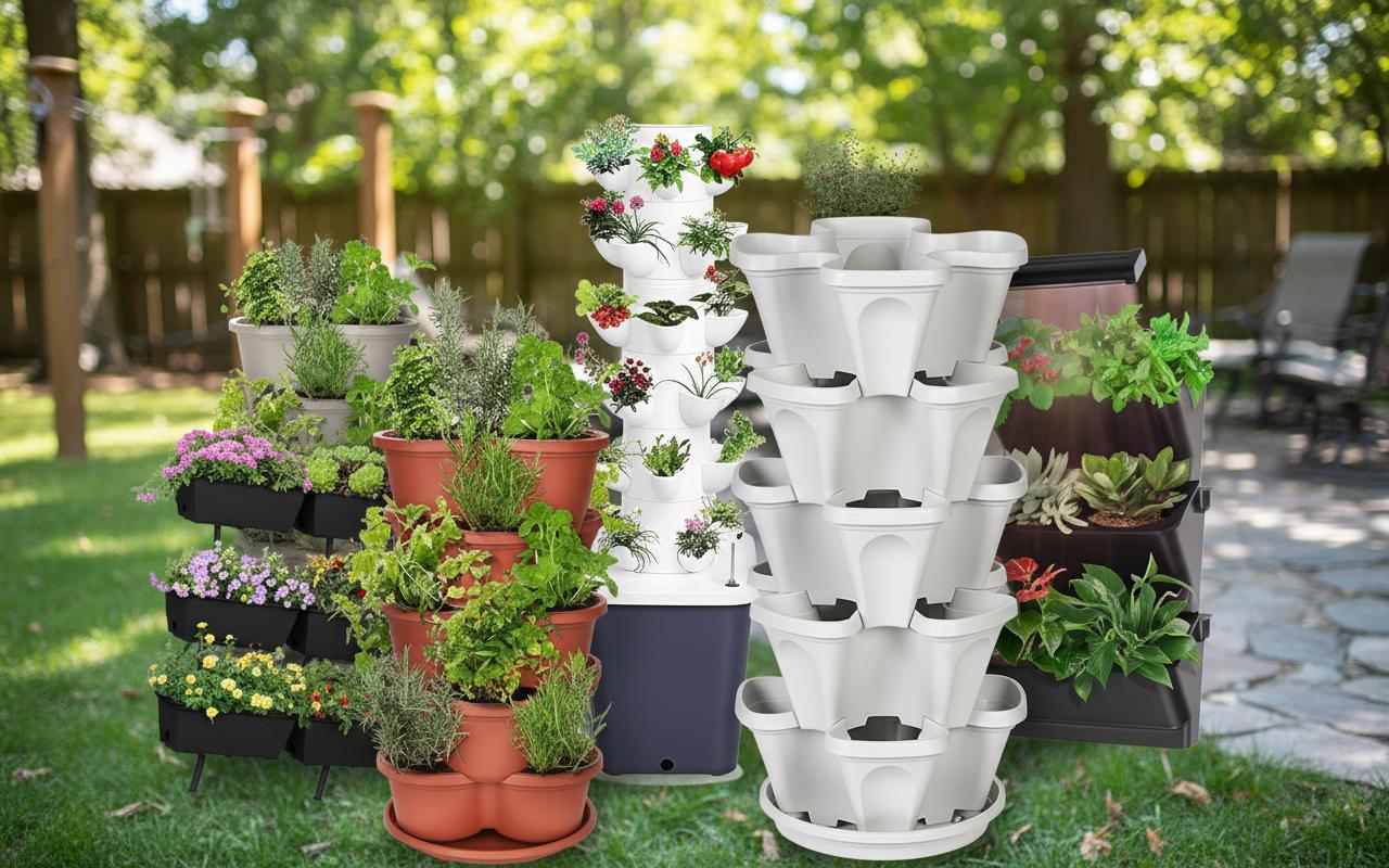 Best Modular Vertical Herb Garden - Space-Saving, Easy Assembly, Versatile Design