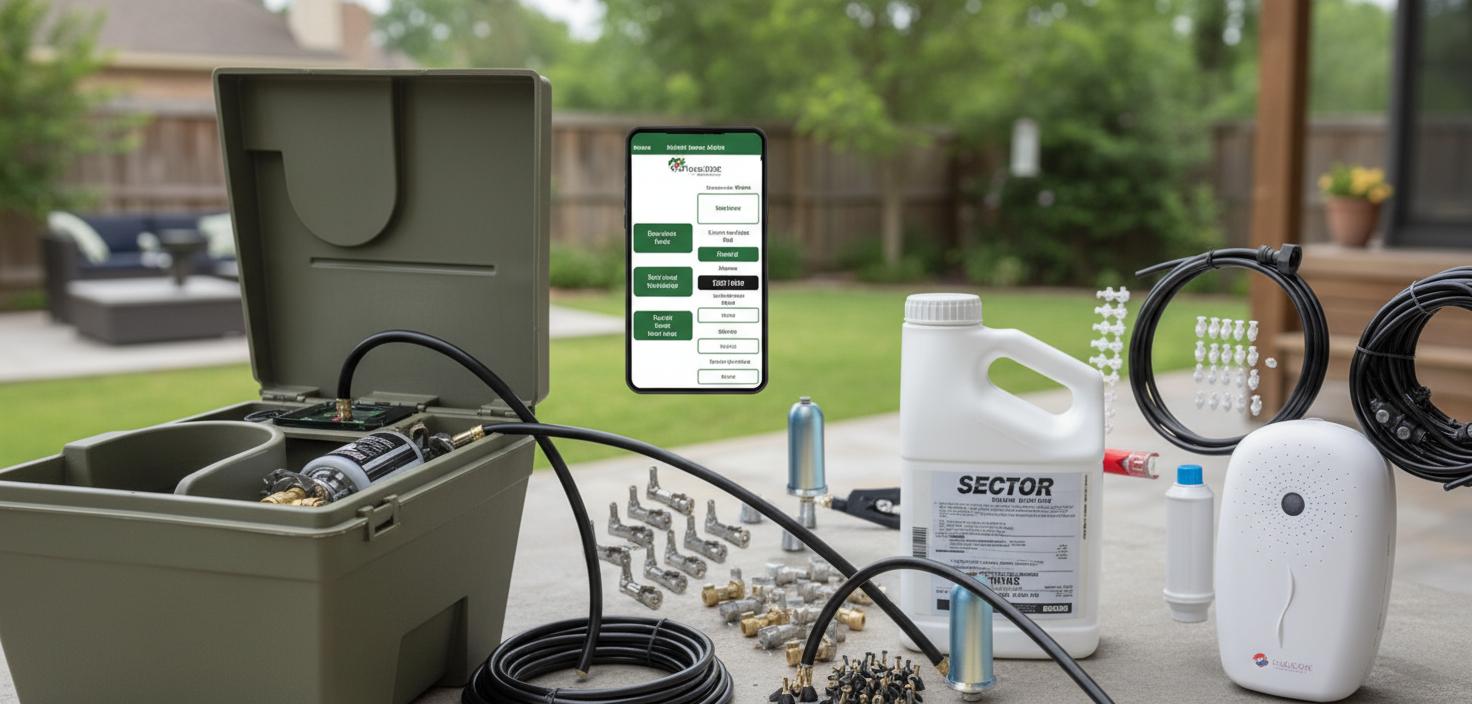 Best Mosquito-Repellent Misting System - Effective Pest Control, Outdoor Cooling, and Garden Hydration