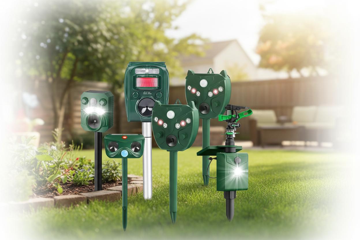 Best Motion-Activated Animal Repeller - Effective Yard Protection, Easy Installation, Weather-Resistant Design
