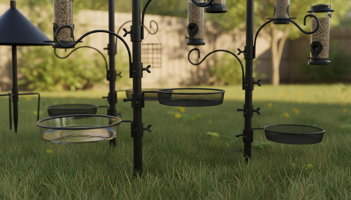 Best Ornamental Bird Feeding Station - Elegant Design, Complete Feeding Solution, Easy Maintenance