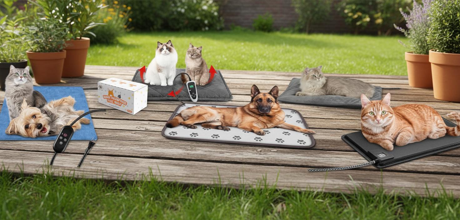 Best Outdoor Heated Pet Pad - Safe, Adjustable Warmth, Durable for Indoor and Outdoor Use