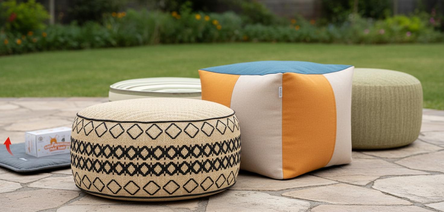 Best Outdoor Heated Pouf - Enhanced Seating Comfort, Easy Portability, and Weather-Resistant Design