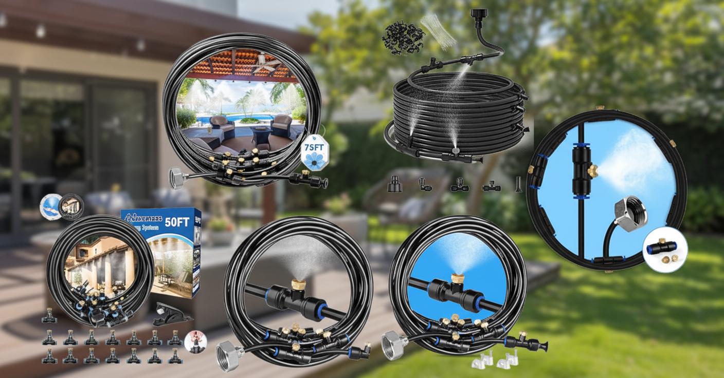 Best Outdoor Mist Cooling System - Efficient Cooling, Easy Installation and Durable Design