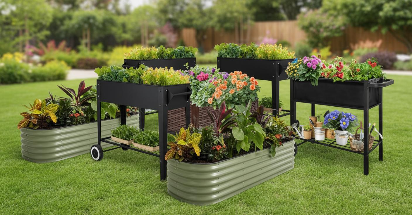 Best Portable Raised Garden Bed - Easy Mobility, Heavy-Duty Durability, Rust-Resistant Design