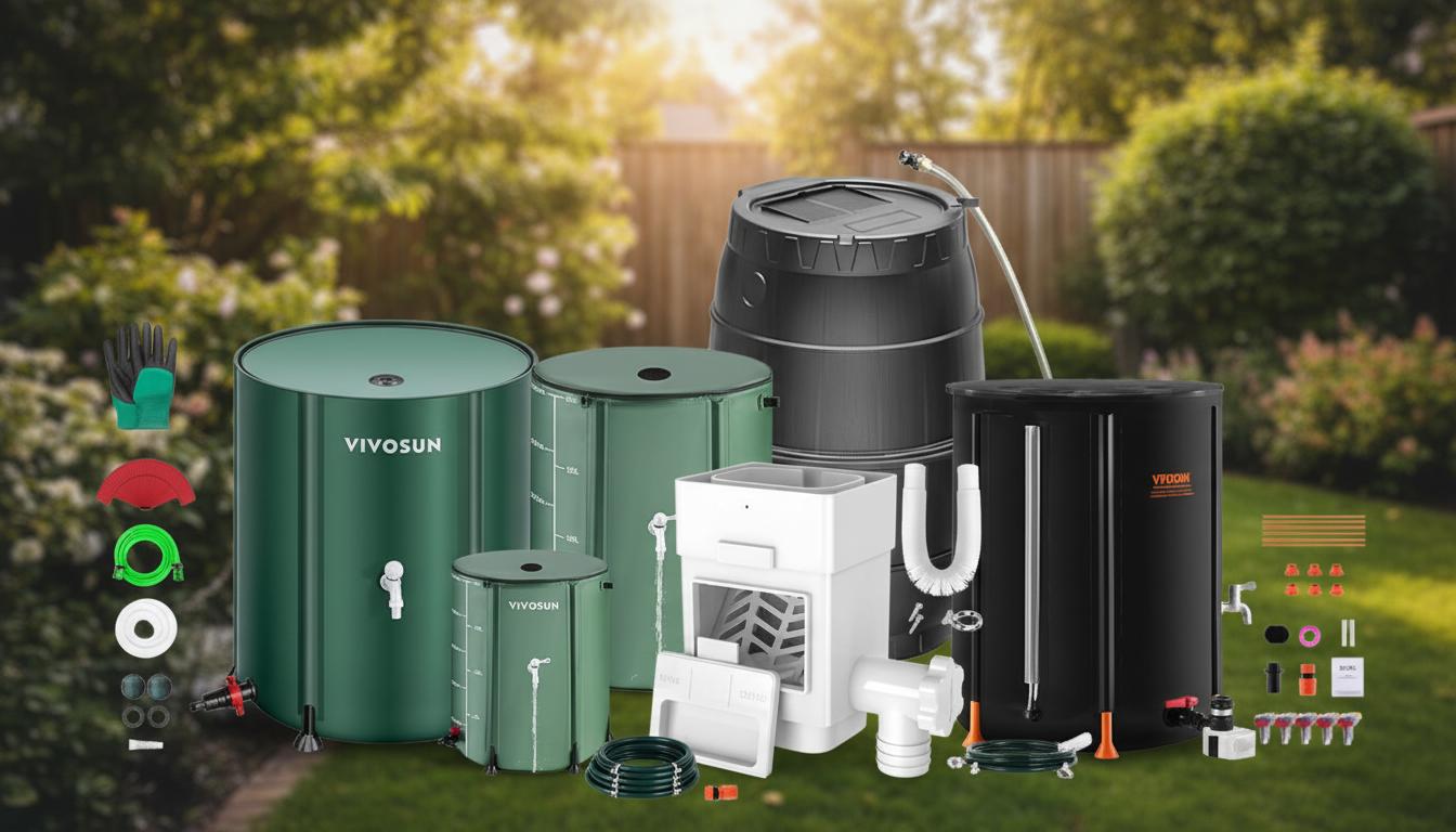 Best Rainwater Harvesting Barrel Kit - Easy Installation, Durable Design, and Efficient Water Storage