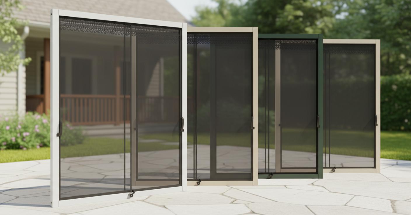Best Retractable Patio Screen - Magnetic Bug Blocking, Easy Installation, Durable for Large Garage Doors