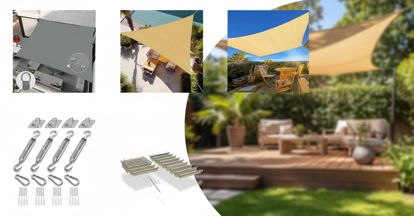 Best Retractable Patio Shade Sail - Outdoor Sun Protection, Water Resistance, and UV Blocking Features