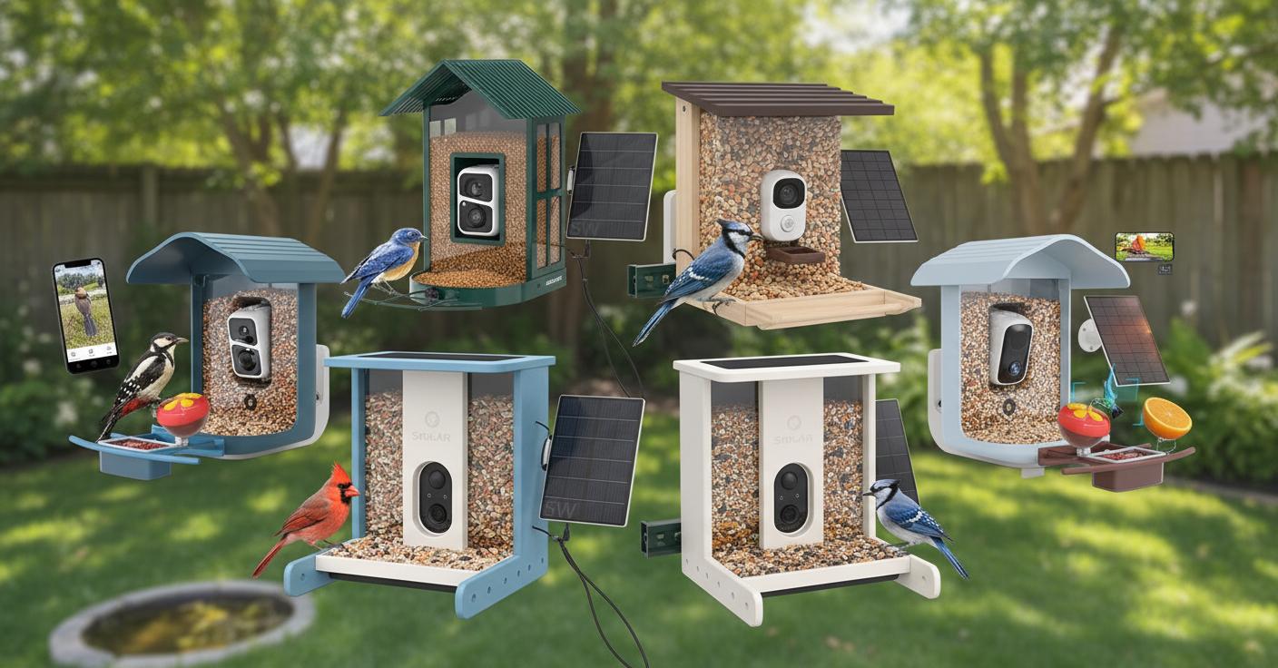Best Smart Bird Feeder with Camera - Easy Identification, High-Quality Recording, and User-Friendly Design