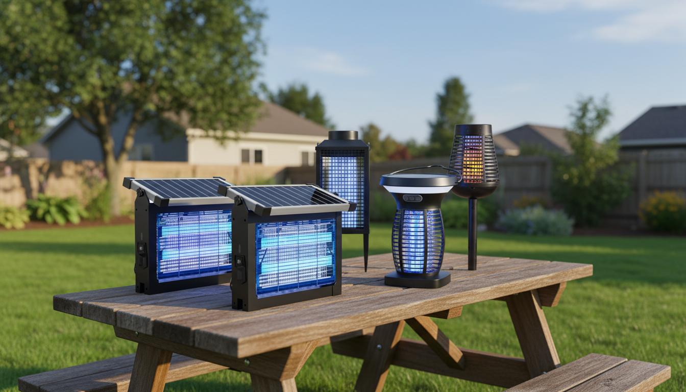 Best Solar Bug Zapper Lantern - Eco-Friendly Power, Effective Mosquito Control, Durable Outdoor Use