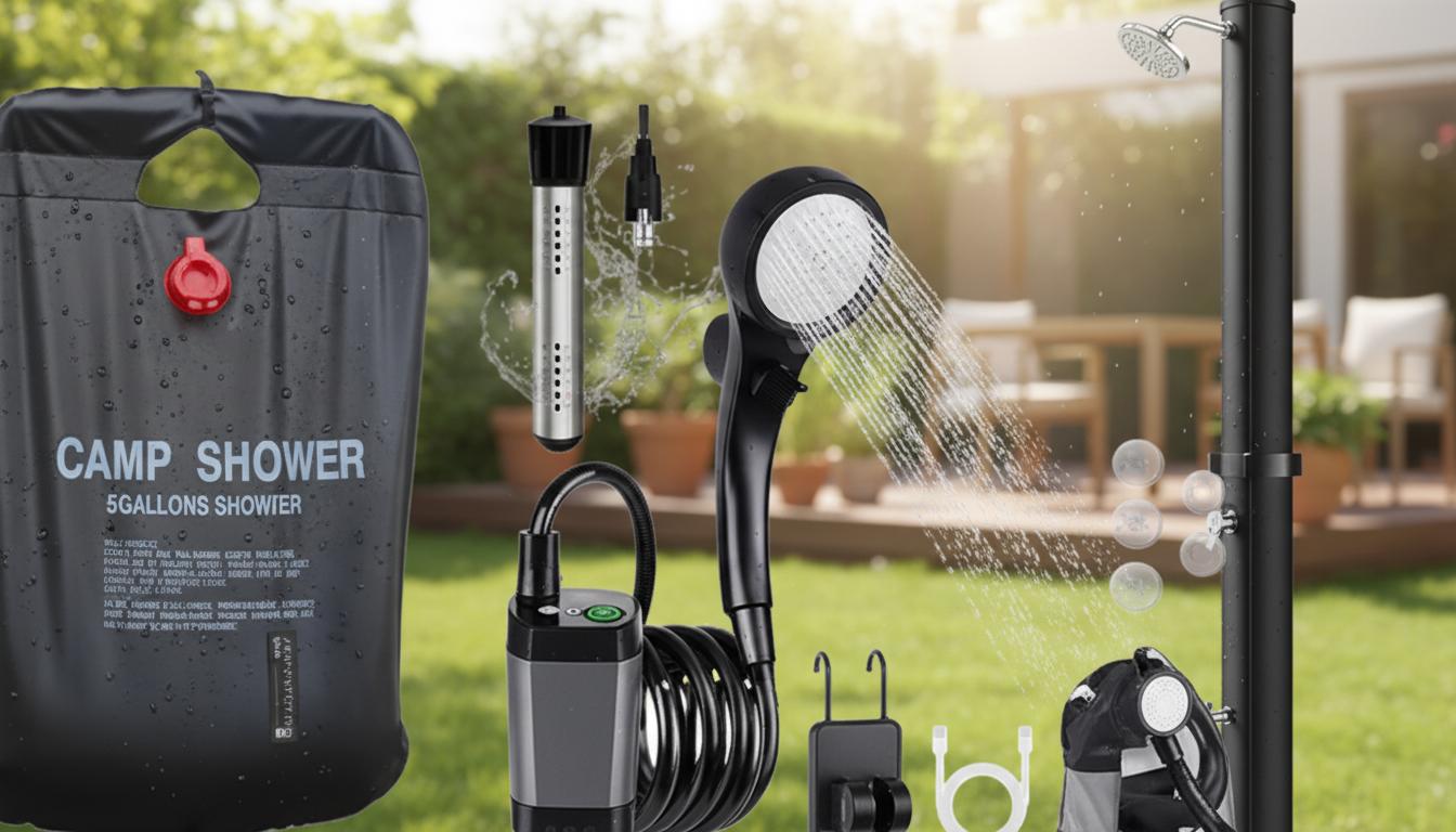 Best Solar-Heated Outdoor Shower - Efficient Heating, Durable Design, Easy Installation