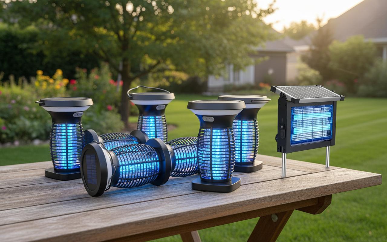 Best Solar-Powered Bug Zapper Lantern - Eco-Friendly, Efficient Mosquito Elimination, Outdoor Durable