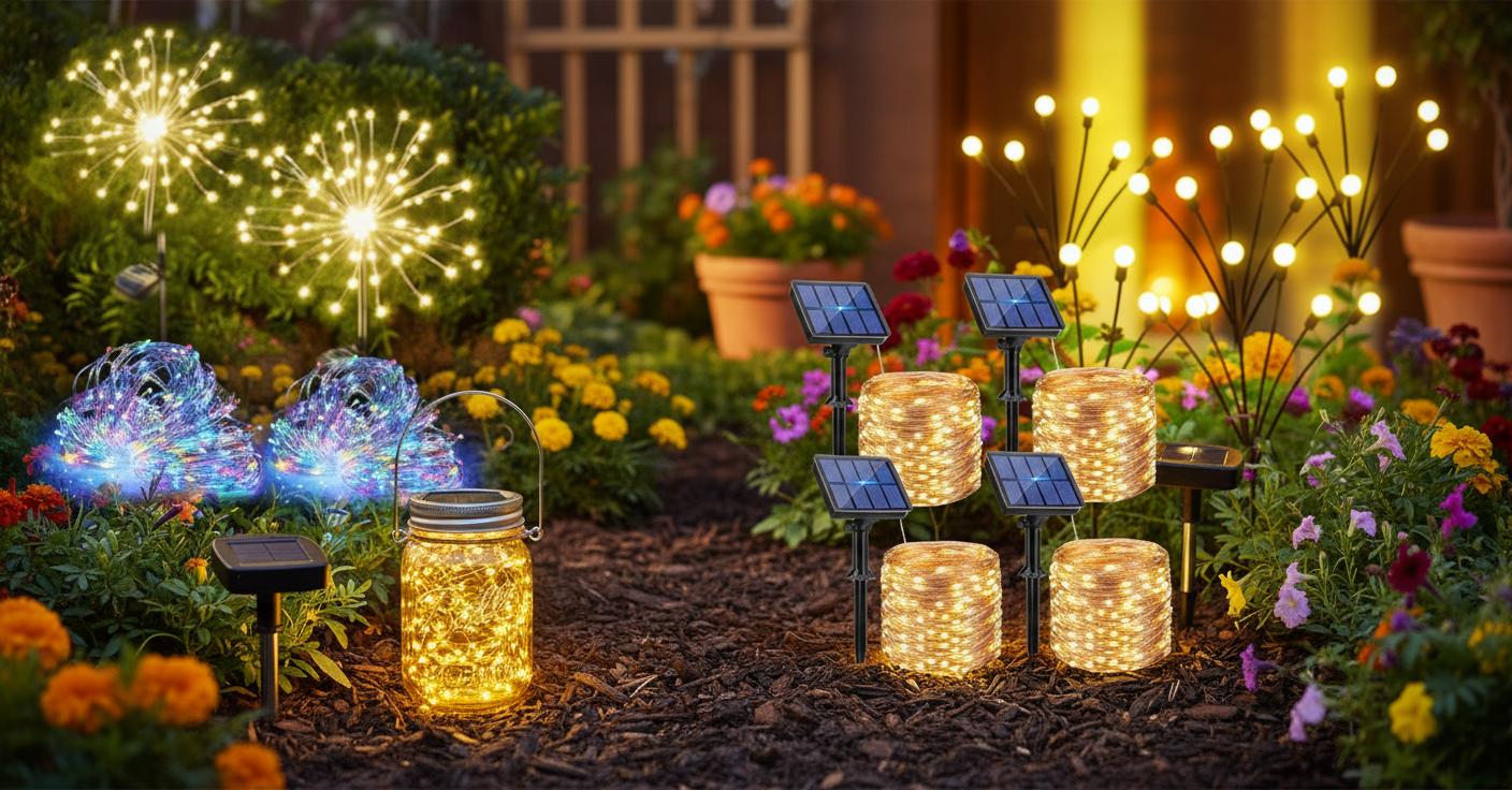 Best Solar-Powered Fairy Lights - Vibrant Outdoor Ambiance, Energy-Efficient LED Lighting and Weather-Resistant Design