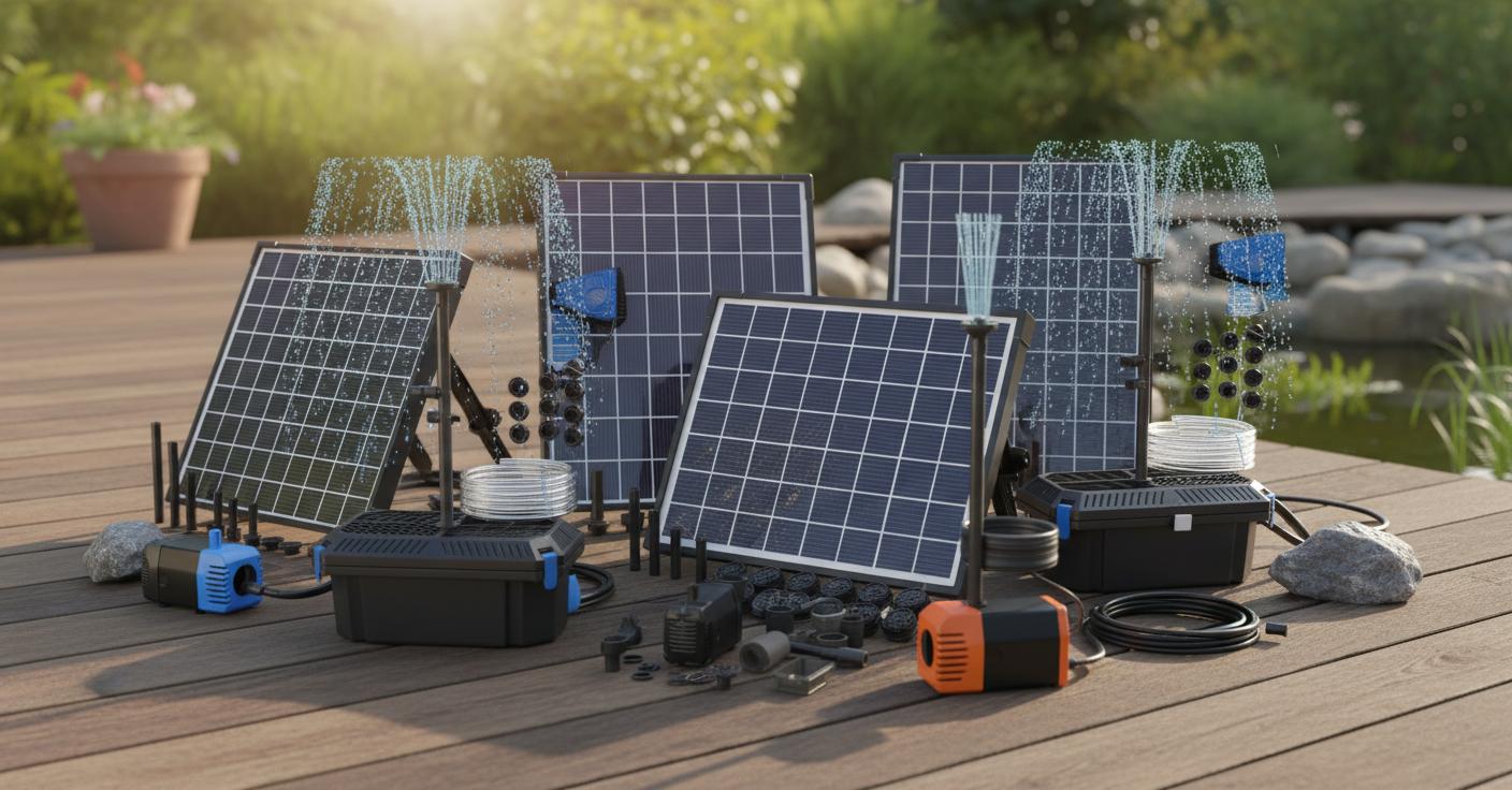 Best Solar-Powered Pond Pump - Sustainable, Adjustable Flow Rates, Eco-Friendly Operation