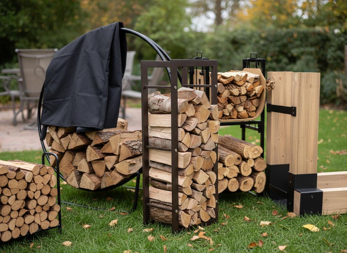Best Vertical Firewood Storage Rack - Durable, Space-Saving, Weather-Resistant