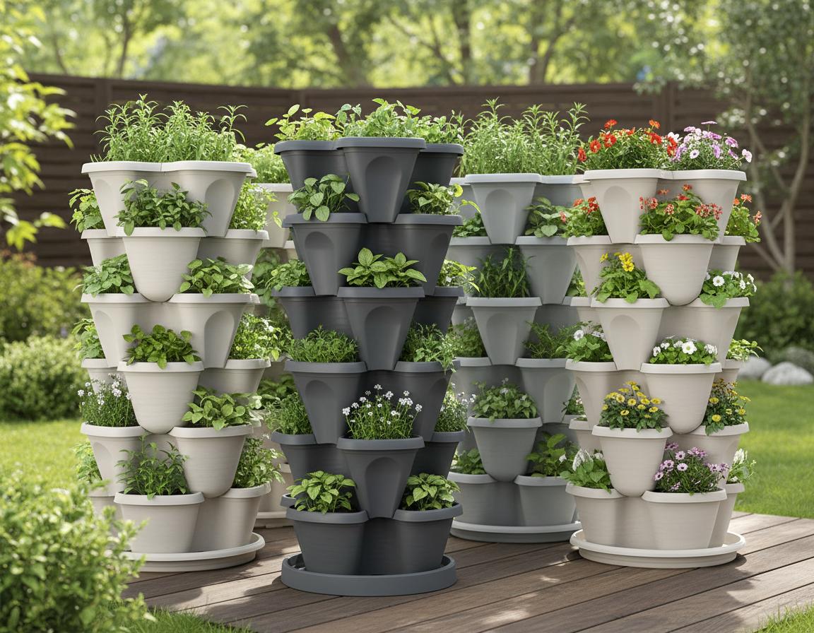Best Vertical Herb Garden Tower - Space-Saving Design, Durable Build, Easy Maintenance