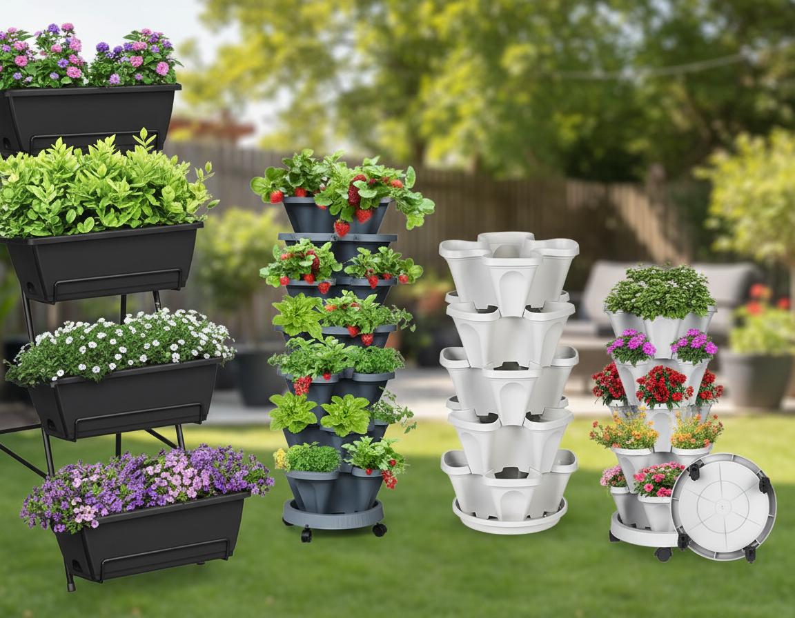 Best Vertical Herb Planter - Space-Saving Design, Elevated Growth, Easy Access