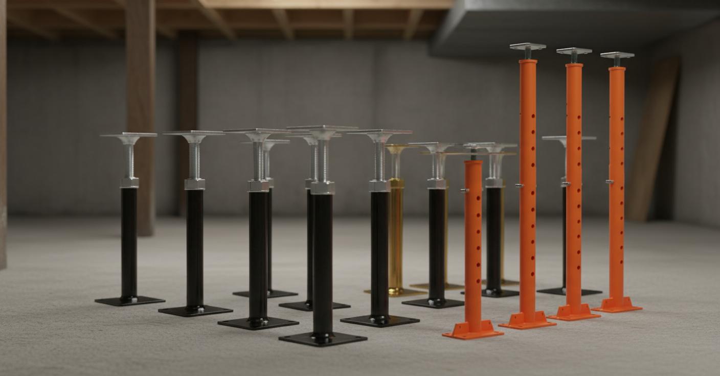 Best Adjustable Support Jack Posts - Adjustable Height, High Load Capacity, Durable Floor Leveling
