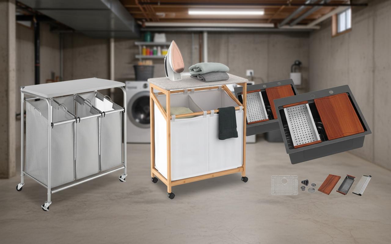 Best All-in-One Laundry Workstations - Space-Saving, Convenient Folding, and Efficient Ironing Station