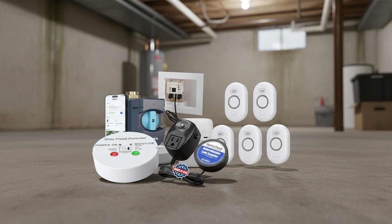 Best Automatic Flood Sensor Alarms - Real-Time Detection, Automatic Shutoff, and Damage Prevention