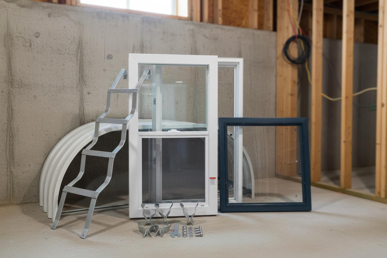 Best Basement Egress Window Kit - Durable UV-Resistant Coverage, Debris Protection, and Water Resistance