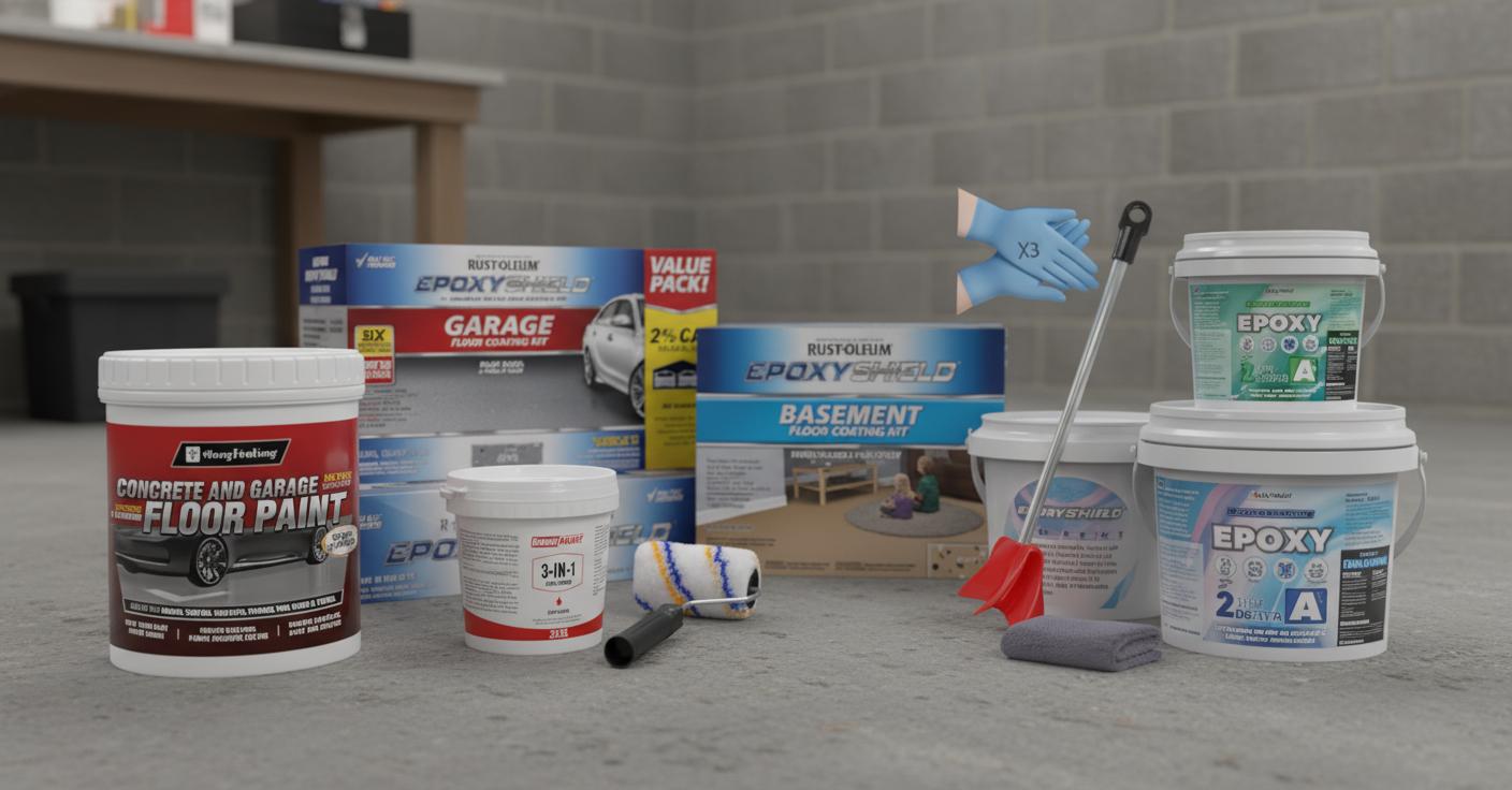 Best Basement Floor Epoxy Kit - Durable, Easy to Apply, Long-Lasting Finish