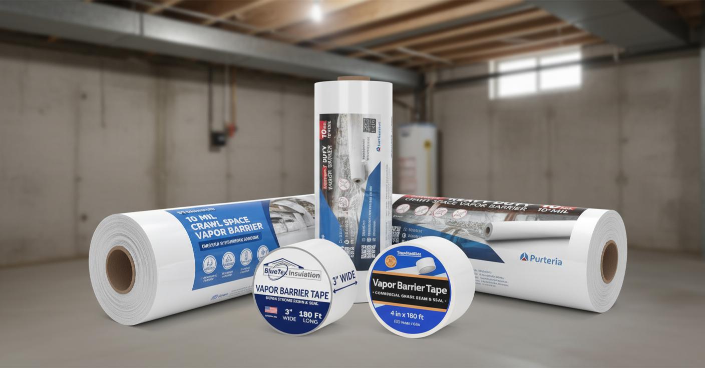 Best Basement Vapor Barrier System - Superior Moisture Protection, Mold Prevention, and Durable Installation