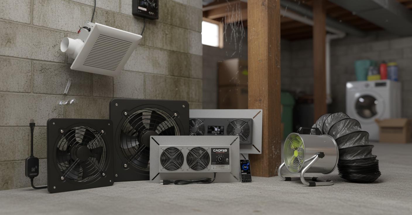 Best Basement Ventilation Fan - Efficient Air Circulation, Compact Design, Quiet Operation